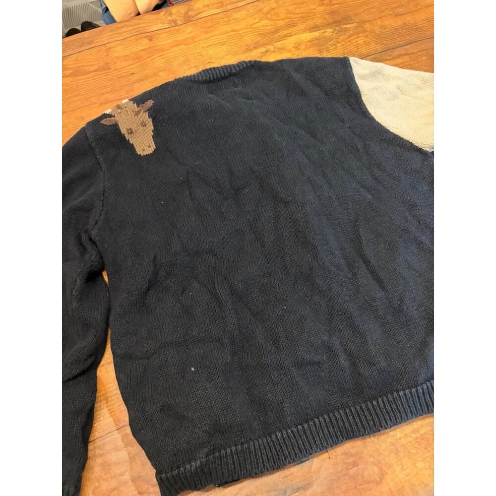 Sz M - Vintage Giraffe Cardigan - Picture 6 of 6